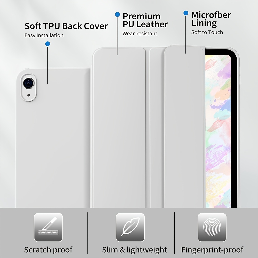 capa para for samsung a11/a9 de 8.7 polegadas 2025/2023, capa protetora líquida, absorção de   e     na pele, suporte de   dobras, um presente de qualidade que   praticidade e estética, adequada para presentes para 266pcs festivais em   Detalhes do produto 3