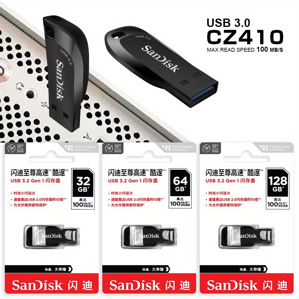  cz410 usb 3.0 32gb 64gb 128gb, velocità di mb/s, chiavetta usb Dettagli dell'articolo 7