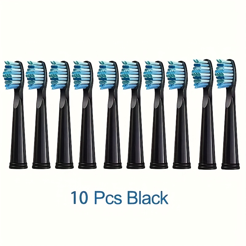 Image of 10pcs Of Brush Heads Replacement For / Electric Toothbrush - Compatible With Models Fw, Sg, 507, 508, 515, 551, 917, 959 Suitable For Home Use