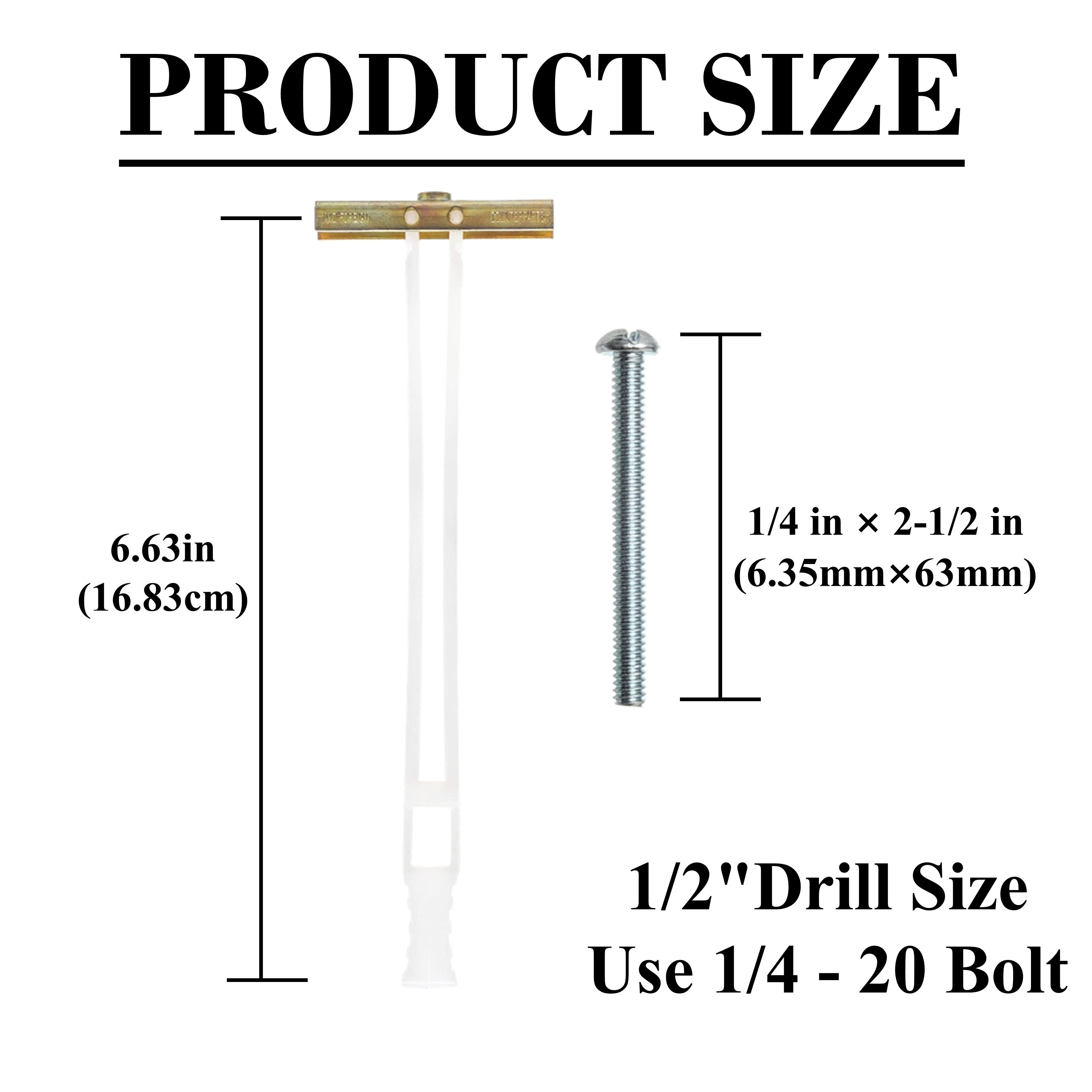 Value Pack Drywall Anchor Included Bolts 1/4 20 Fastener - Temu Kuwait