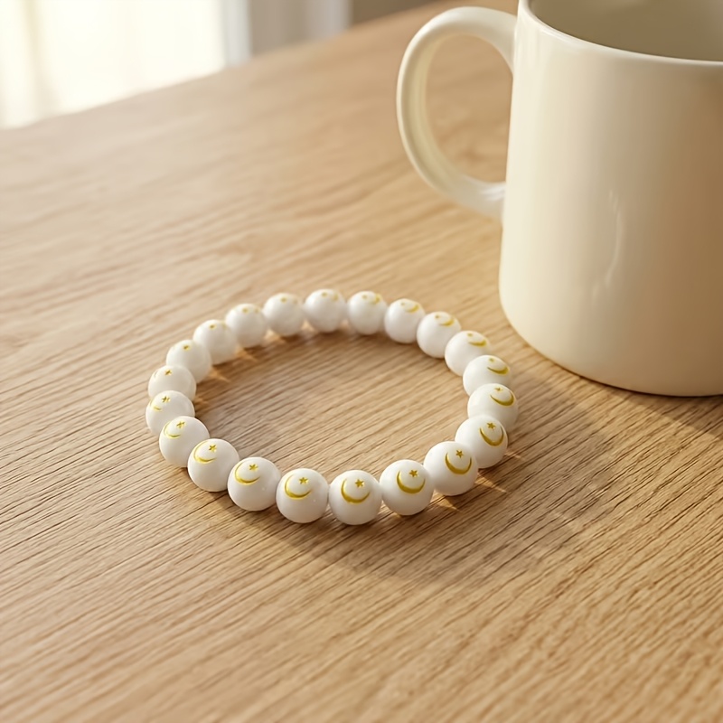 Unisex Star Blessing Zen Style Bead Bracelet, Tranquility Gift