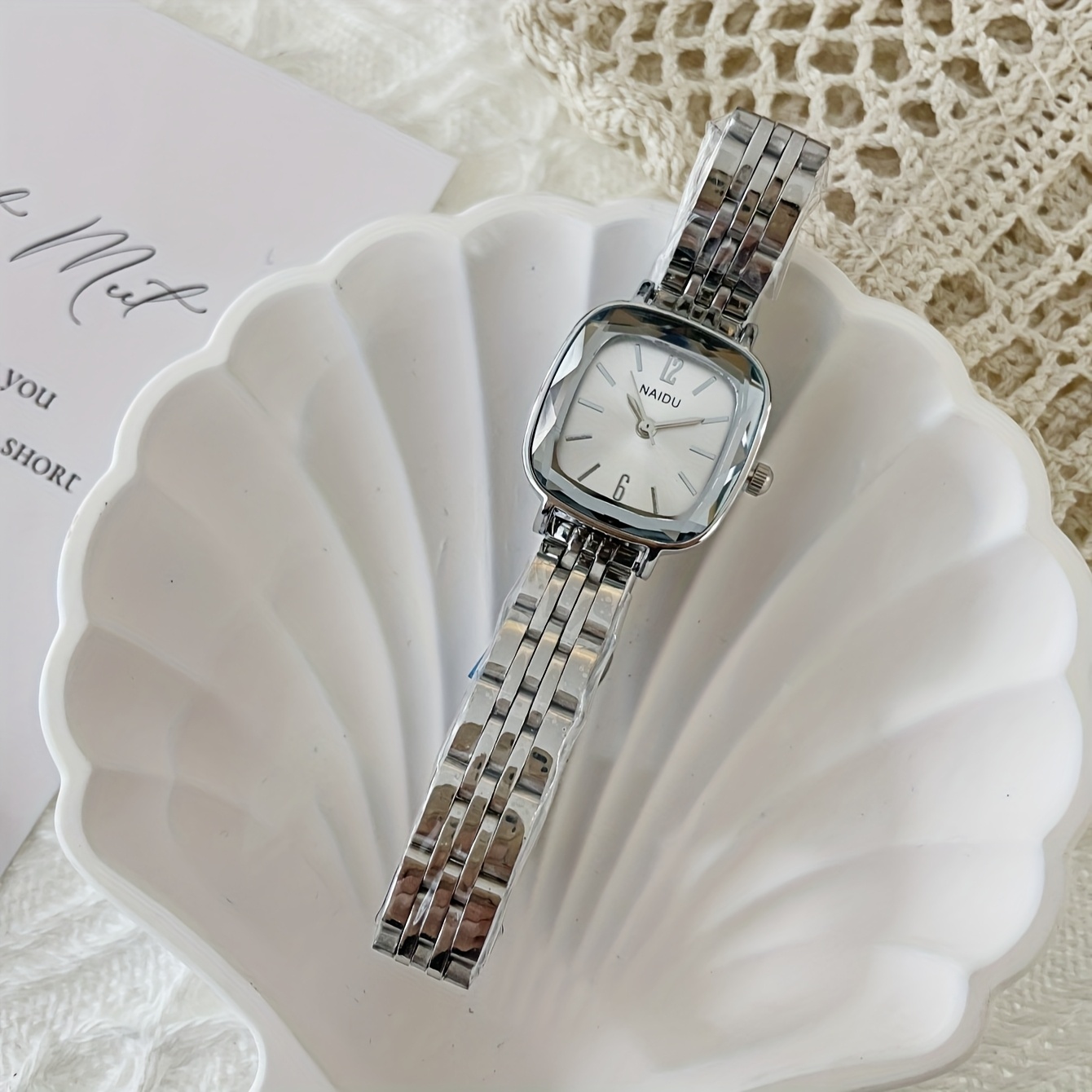 Women\'s Square Quartz Watch Steel Strap Minimalist Fashion Casual Business Amazon.com: BESTKANG Watches for Women Wrist Watches Steel  main image 4