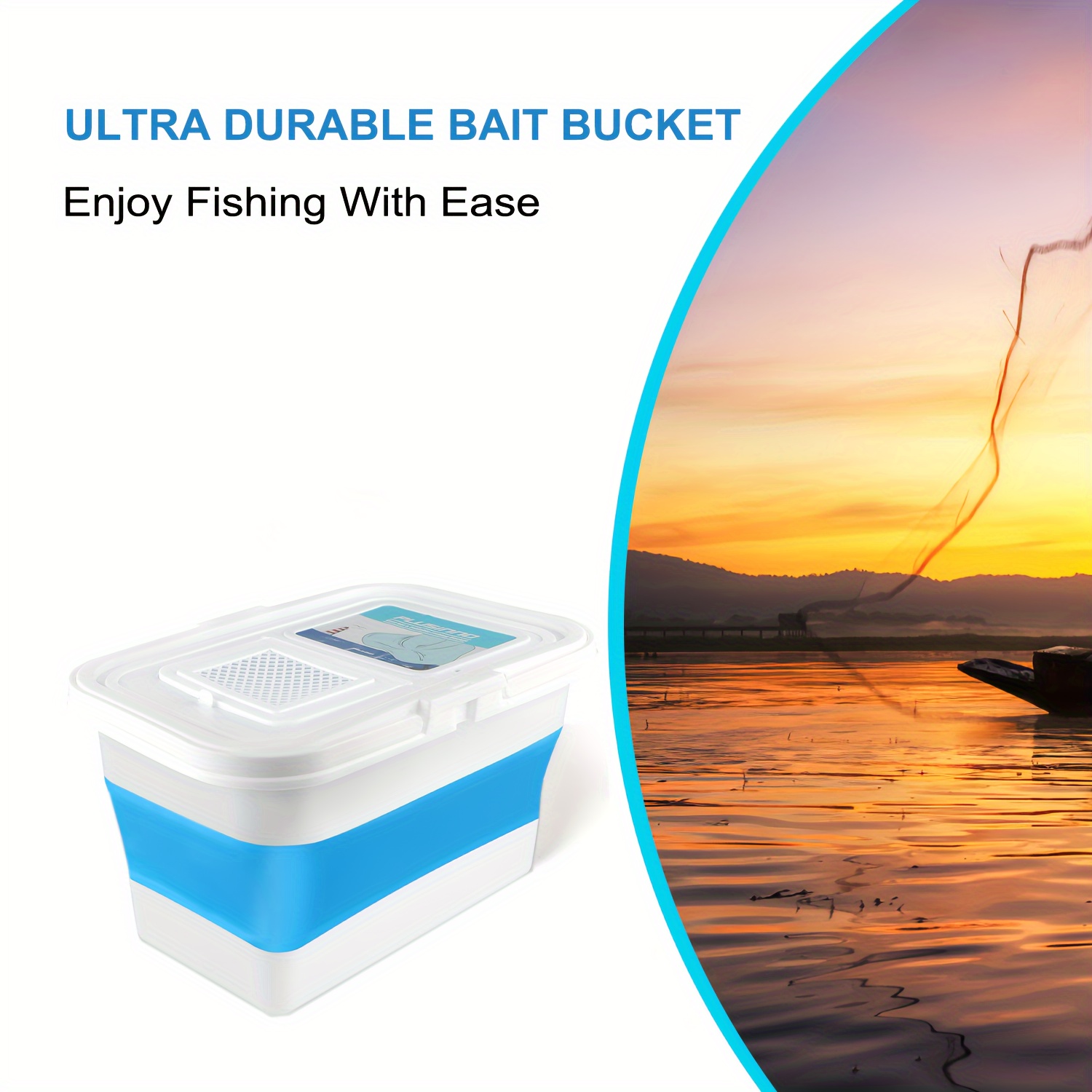 Buy Approved Bait Bucket To Ease Fishing 