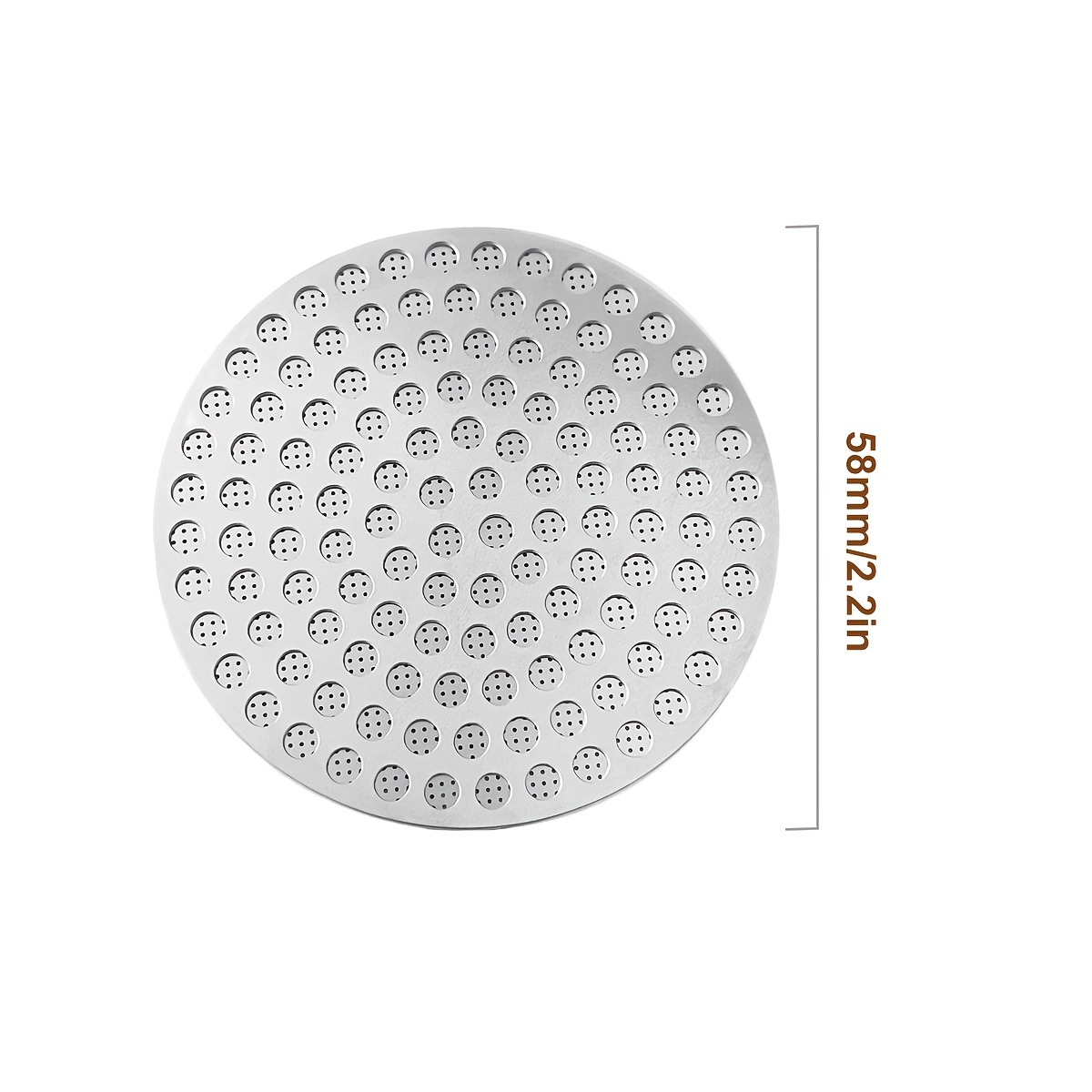 TEMU 51/53/58 mm Edelstahl Espresso Puck Sieb, Wiederverwendbares Kaffee Puck Sieb, Kaffeezubereitungswerkzeug Espresso Puck Sieb, Geschenk für