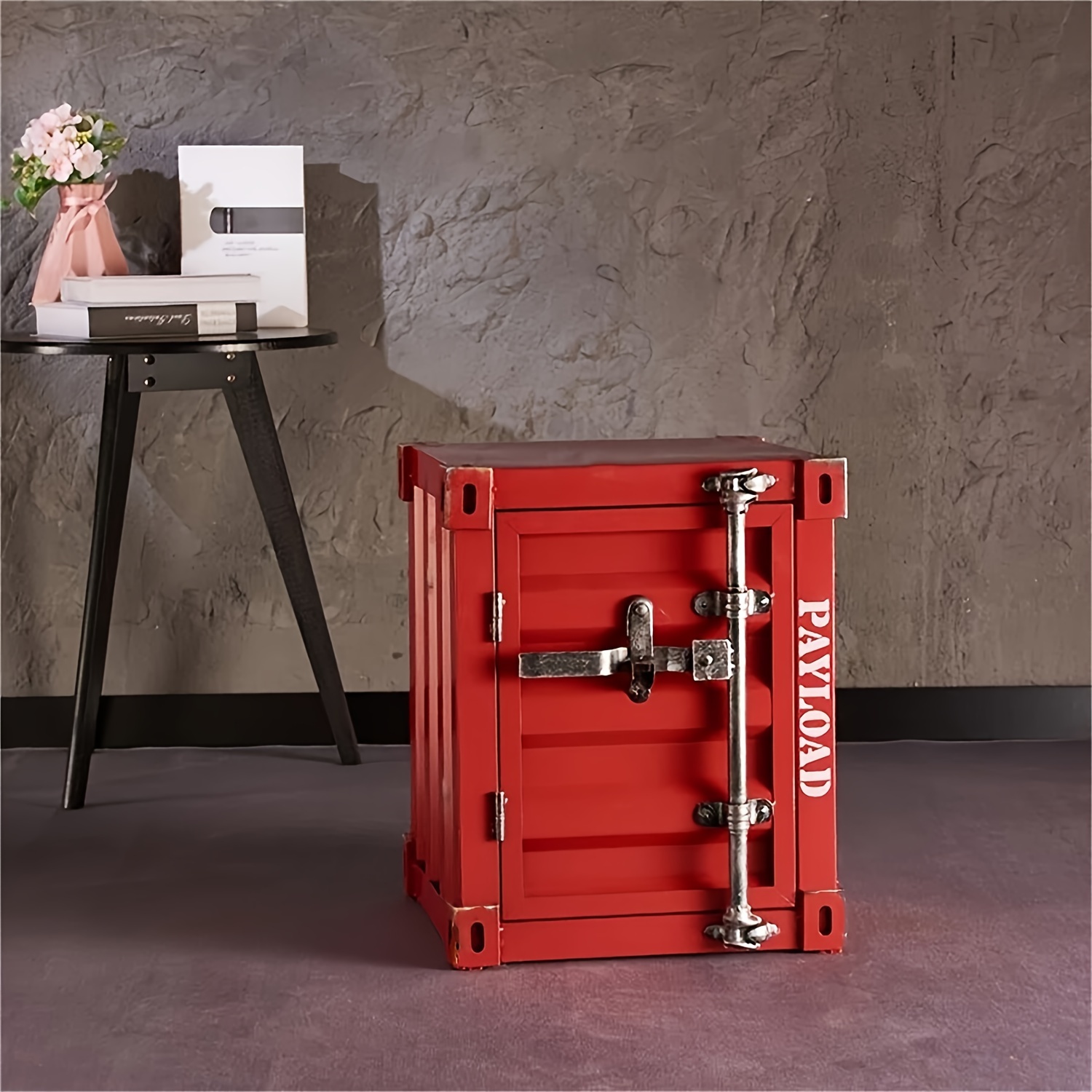 Coffee Table, Side Table, Industrial Style Cabinet, Iron Bedside Table, Creative Bedside Cabinet, Small Storage Cabinet