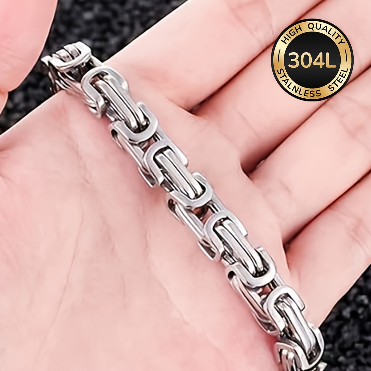 Minimalist High-Quality 304L Stainless Steel Bracelet, Stylish Gift