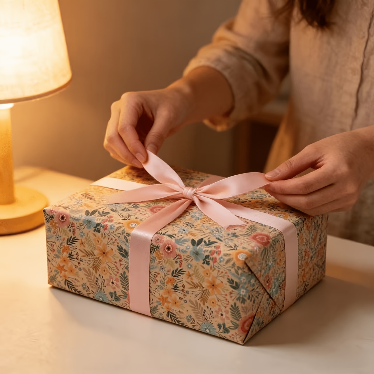 TEMU Rollo de Papel Floral para Envolver. Rollo de Papel Diseños Florales de Jardín de y Verano, para , Despedidas de Soltera y Celebraciones de