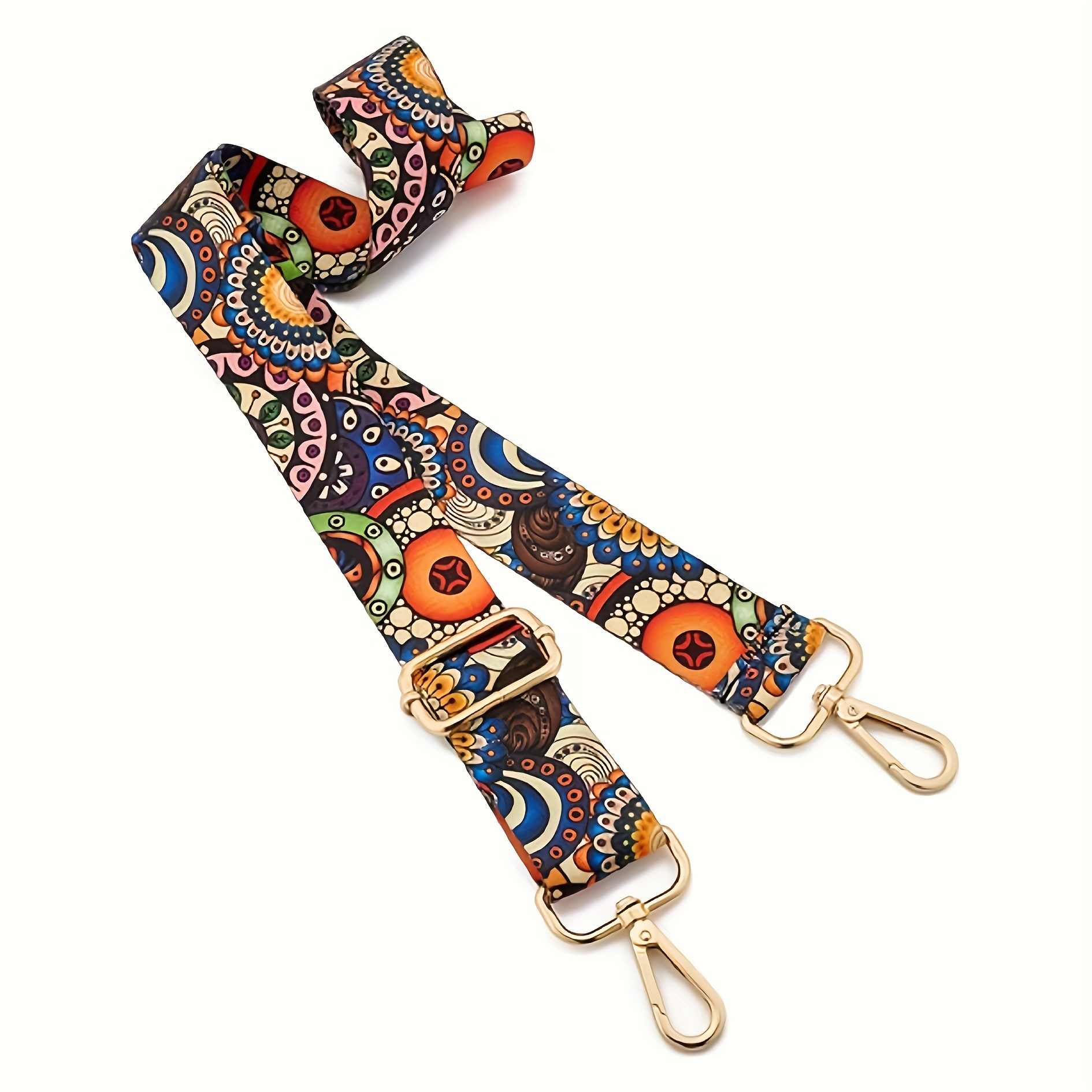 E-shop Damen verstellbarer Nylon-Schultergurt für Handtaschen – Langlebiger, bequemer Kunststoffgurt in Ingwer- Blush-Farben – Handtaschenzubehör für