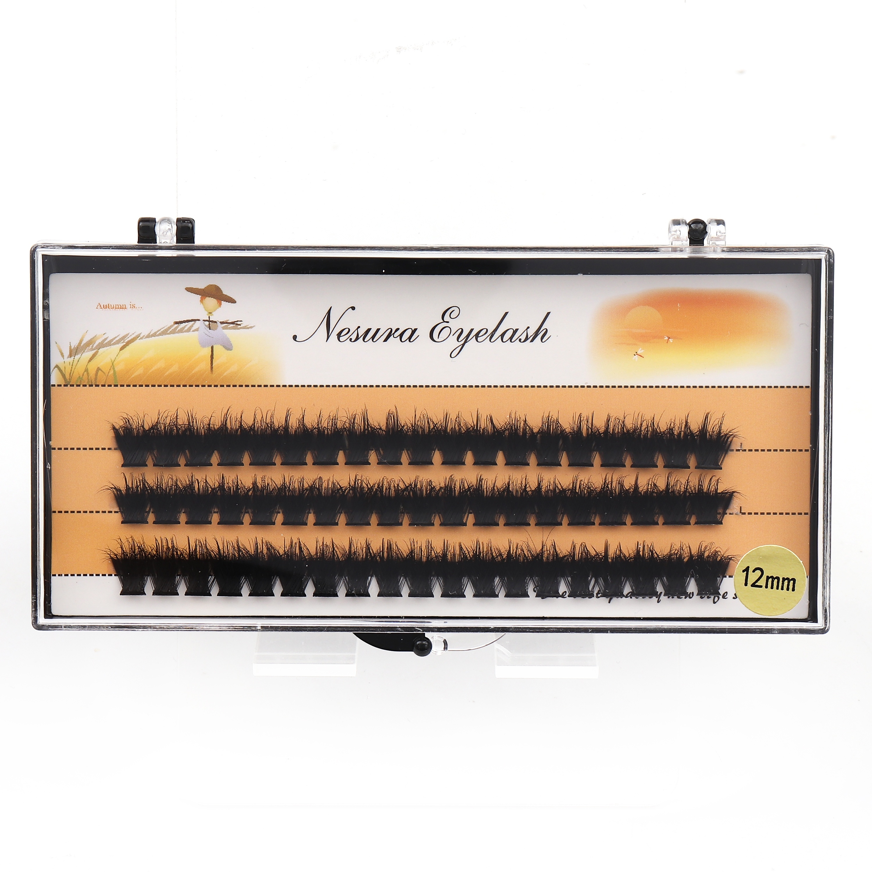 Ailaishi Luxurious 3d Mink Eyelashes - Fluffy, Thick & Natural-looking Cluster Extensions, Easy Diy Application For Beginners, D , 10mm-18mm Mix, 100d