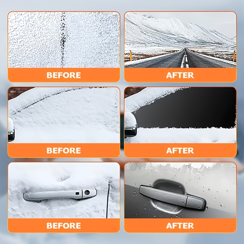 4pcs pack     car window glass winter anti ice and snow usb powered   supplies for christmas and thanksgiving gifts Product details 3