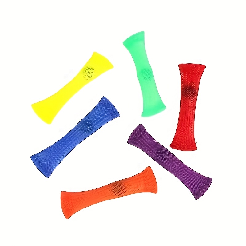 Bendable Woven Mesh with Marble, Sensory Relax Toy, Mixed Colors