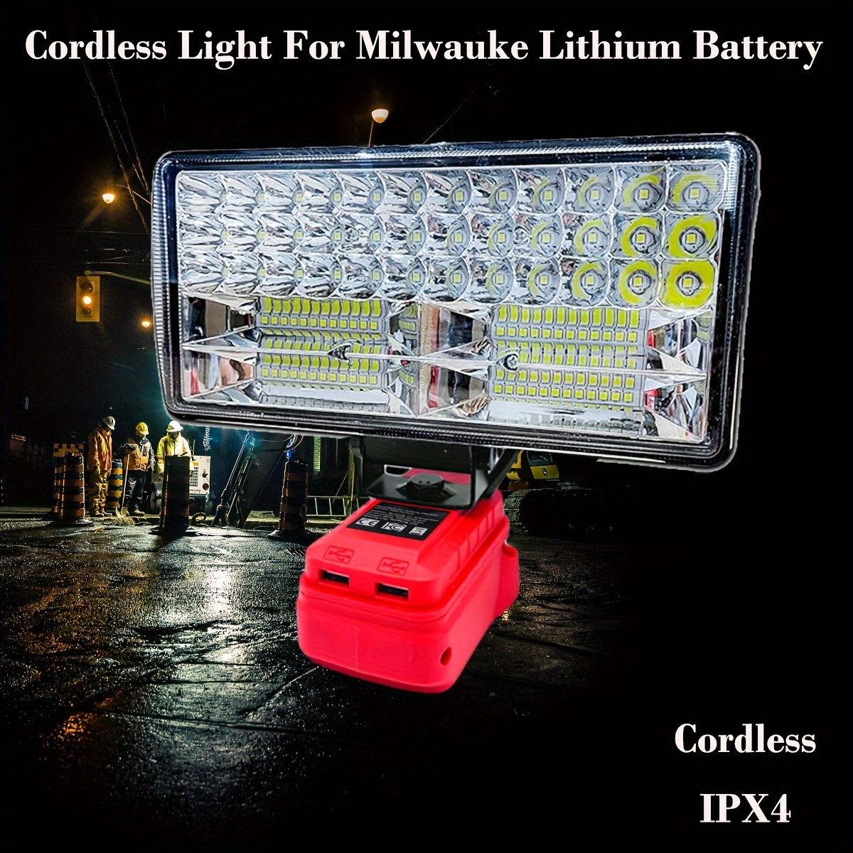 Solar Lights Outdoor, 1pc 74 LED 650LM Cordless LED Solar Motion Sensor Lights; 3 Adjustable Heads, *°Wide Angle *,, Security LED Flood Light(Daylight)