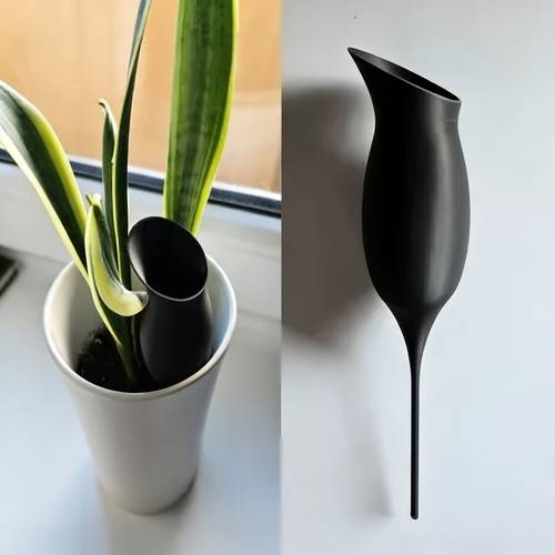 1pc automatic self watering system suitable for indoor potted plants wine glass shaped root fed irrigation slow release watering pla resin for balcony gardens herbs houseplants
