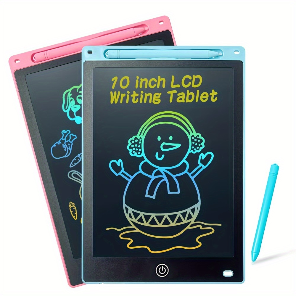 12 10 inch lcd writing tablet doodle board for kids electronic blackboard draw write on colorful screen at home school office halloween christmas thanksgiving gift