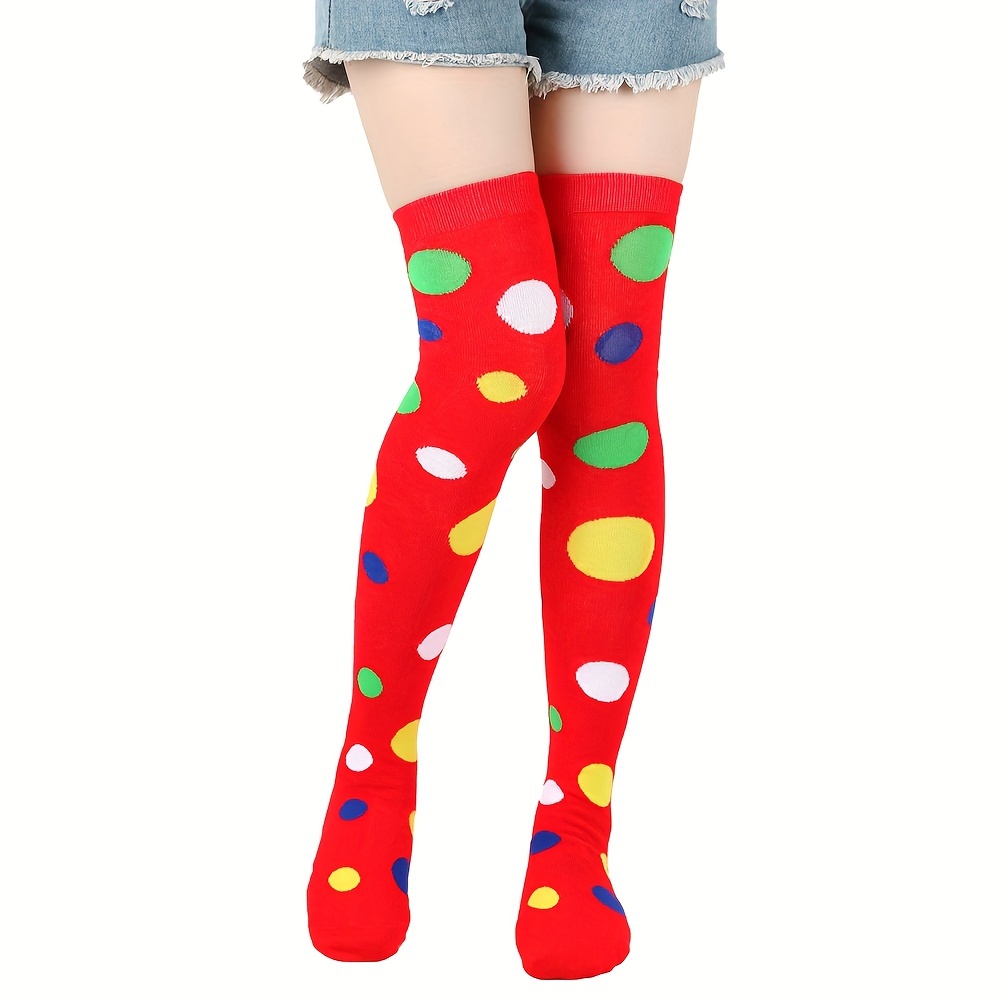 

1 Paire/2 Paires/3 Paires de Chaussettes Vache à Chaussettes Hautes à Accessoires Cosplay Chaussettes Festival Européen et Américain Chaussettes à Chaussettes Femme Tendance