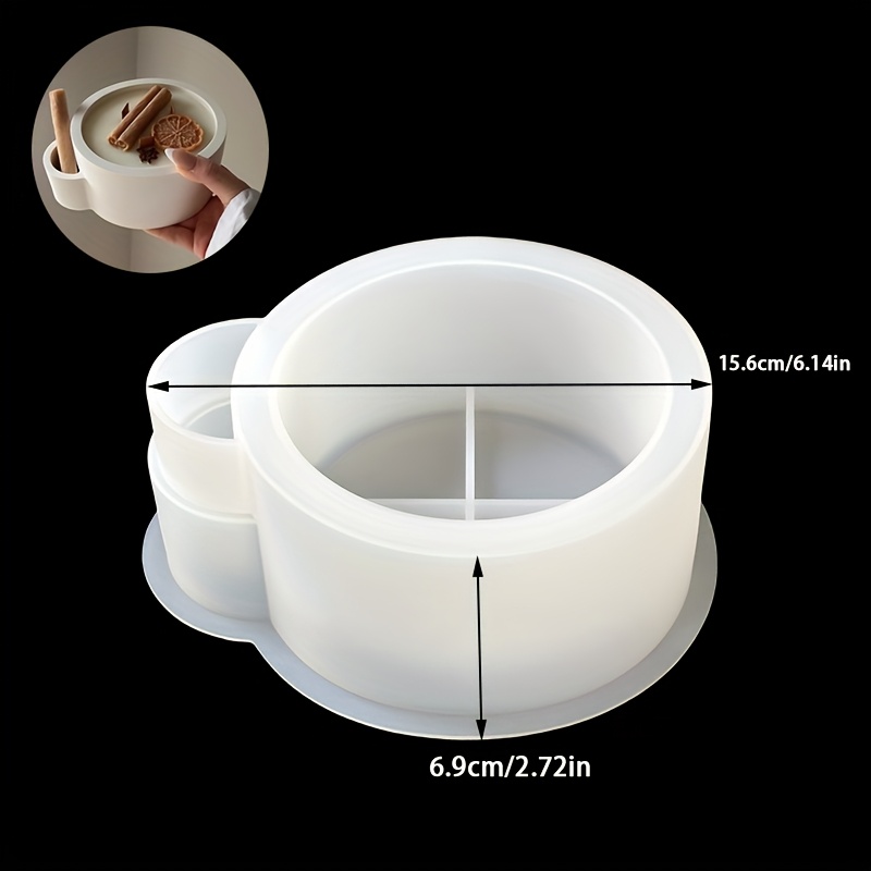 Succulent Plant Pot Concrete Silicone Mold Desktop Decoration Flower Pot Tray Mold Cement Candle Cup Candlestick Gypsum Mold Clay And Gypsum Craft Mold Resin Silicone Mold Making Jewelry