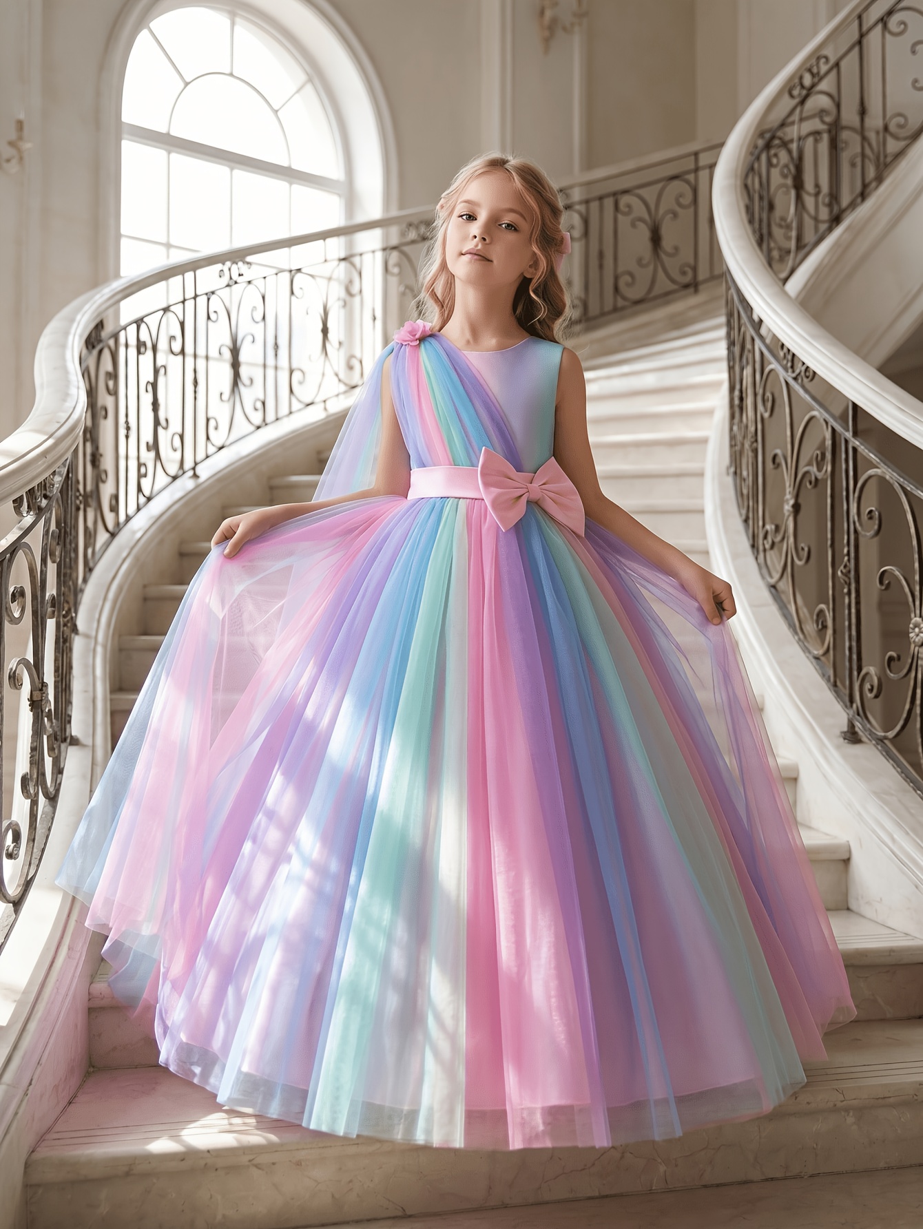 princess dress toddler girl sold on Temu United States Brown Dress Hire: Designer Color:DARK BLUE or everyday imaginative play disney princess dresses cartoon corset bodice