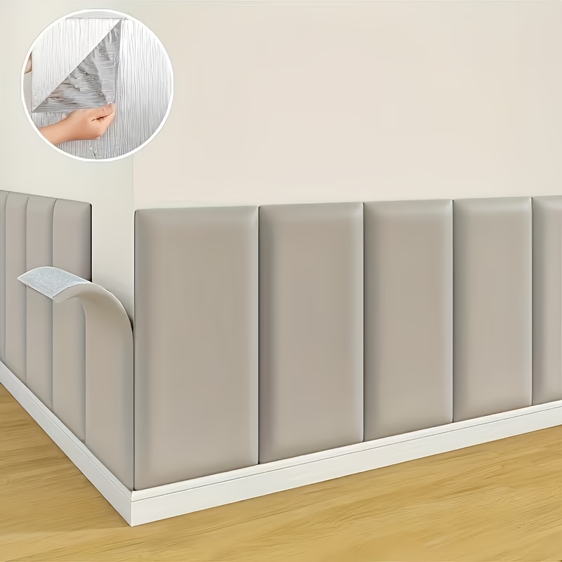 Self-Adhesive Thermal & -Resistant 3D Wall Panels, 12Mm Thick XPE Board - Peel And Stick Faux Leather Tiles for Easy Installation, Cozy Bedroom Headboard Padding, Modern Home Decor
