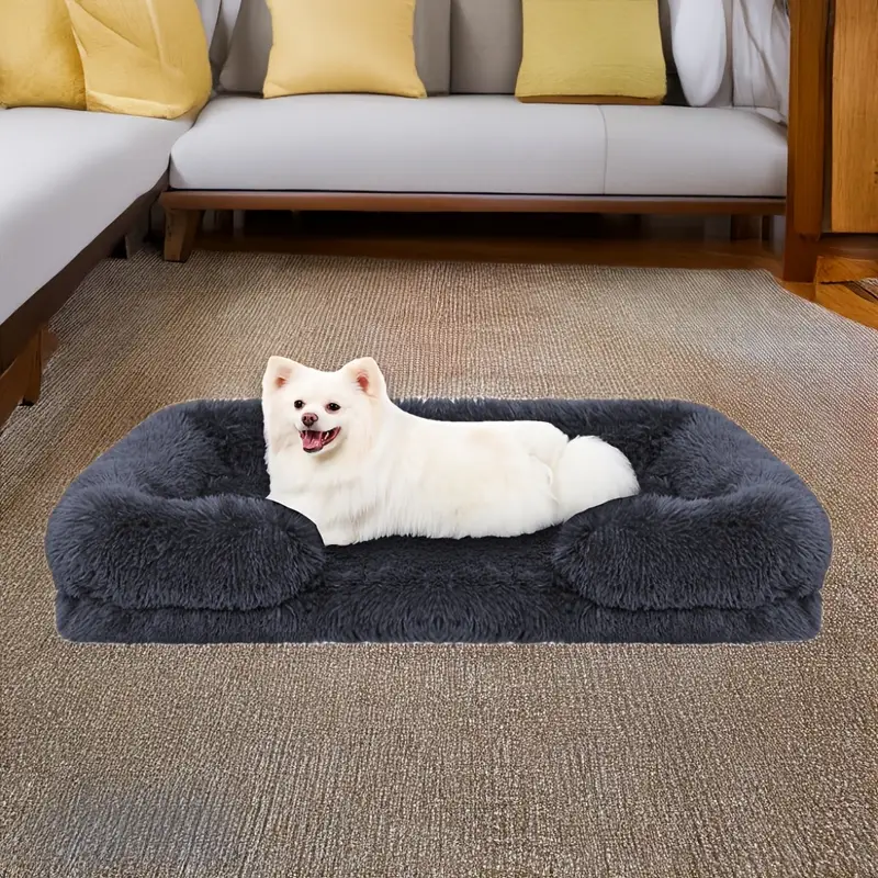 long plush fully detachable double layer sofa pet nest Product details 2