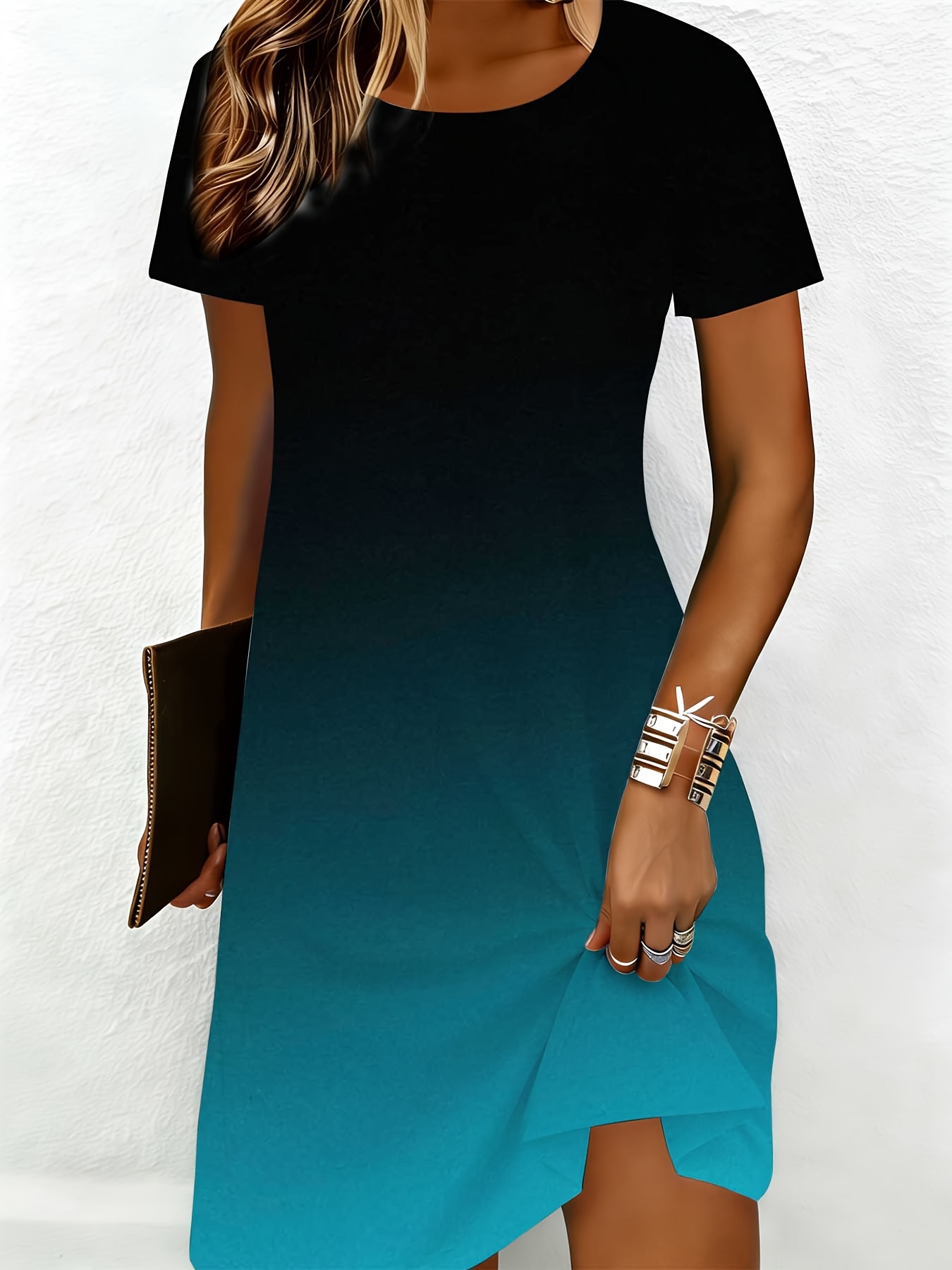ombre dress sold on Temu United States