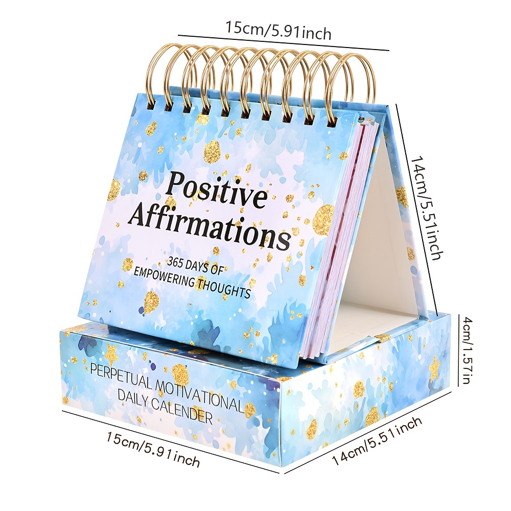 365-Day Inspirational Desk Calendar For Women - Daily Motivation & Empowerment Quotes | Perpetual Flip Calendar For Office & Home Decor