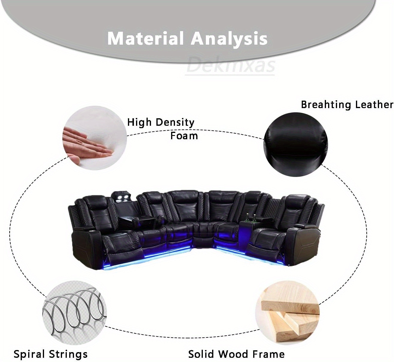 black beige breathable leather sofa living room multifunctional lounge chair sofa set suitable for living room villa apartment office   sofa bed multi person long sofa lazy sofa set with hidden storage function Product details 8