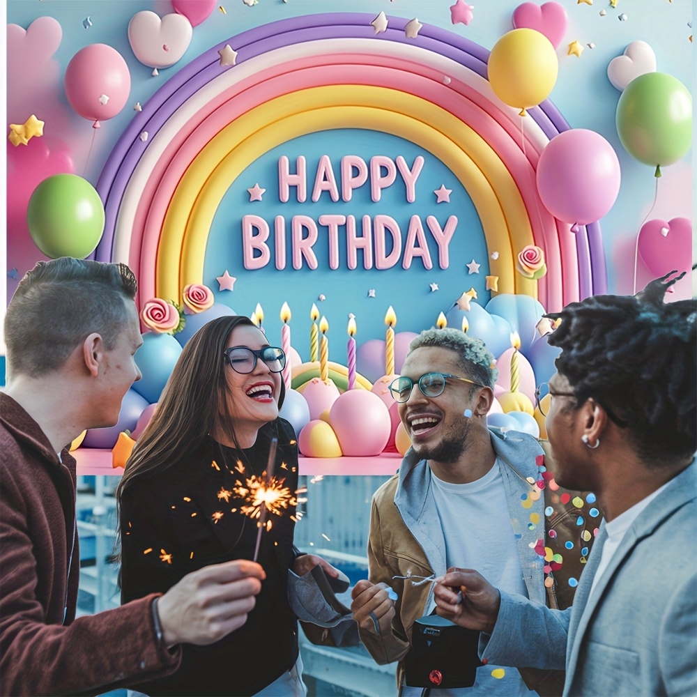 Birthday Party Backdrop Pink Celebration Photography Background For 5th Birthday Party Photo Backdrops, Lightweight Vinyl Material, Ideal For Party Decorations From Ddmymaster, $18.09