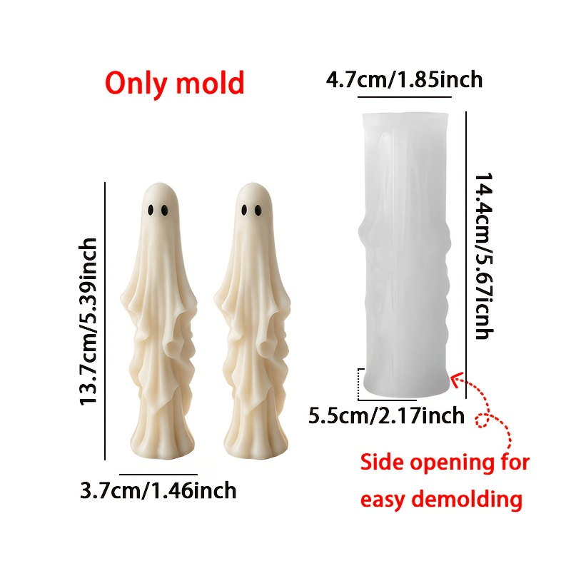 TEMU Large & Small Mold Suitable For Resin, Plaster, Candle Making - Irregular Frame With Side-opening For Diy Crafts, Epoxy Resin Casting, Handmade