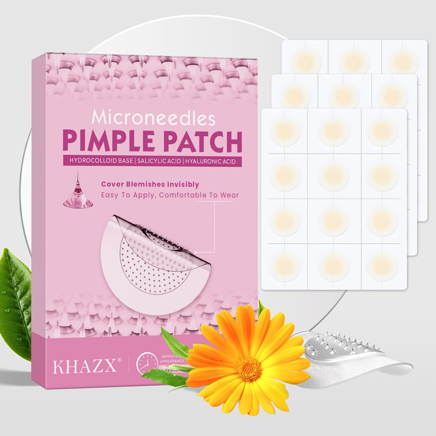 24 microneedle patches facial patches christmas decorative