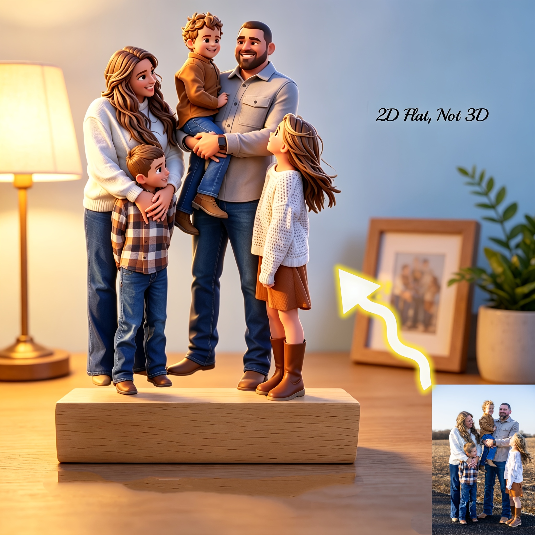 Personalized Bohemian Photo Portrait AI-Designed