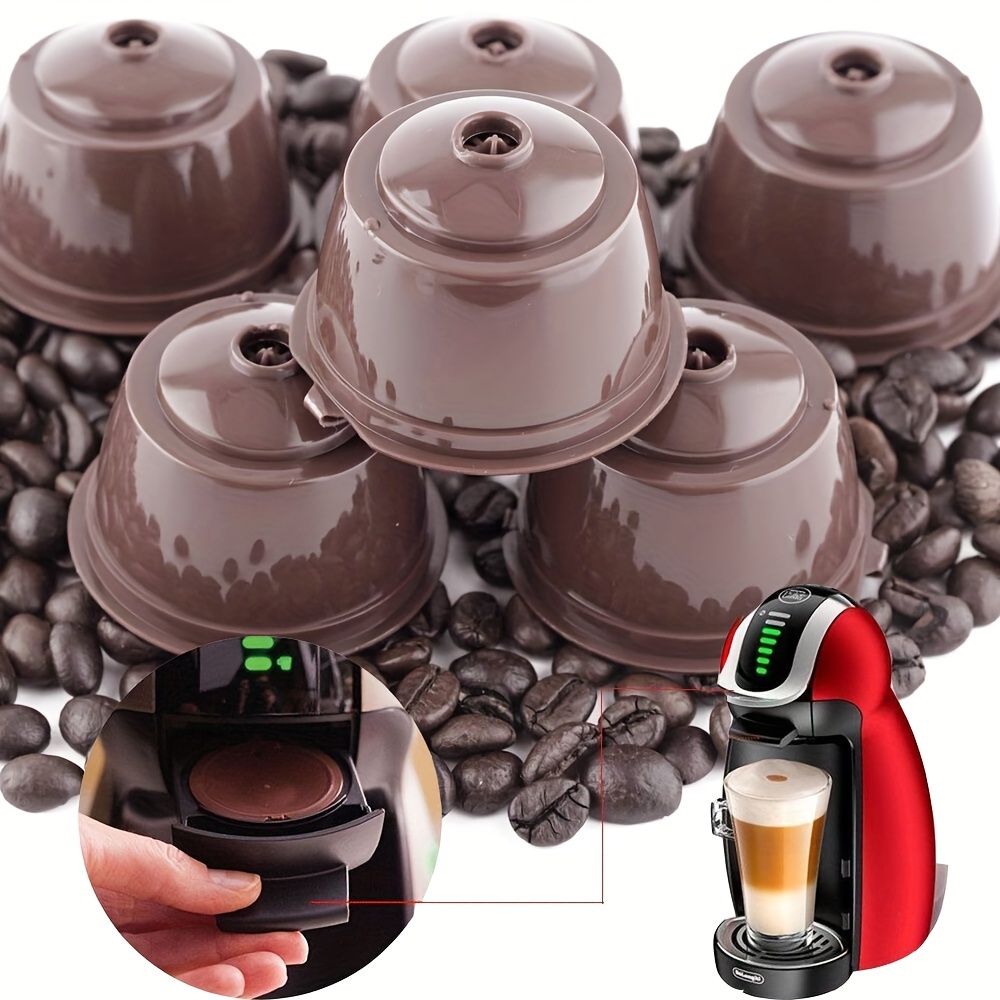 popular   1 3pcs reusable coffee capsules compatible with   coffee machine capsules refillable coffee cup water filter set details 0