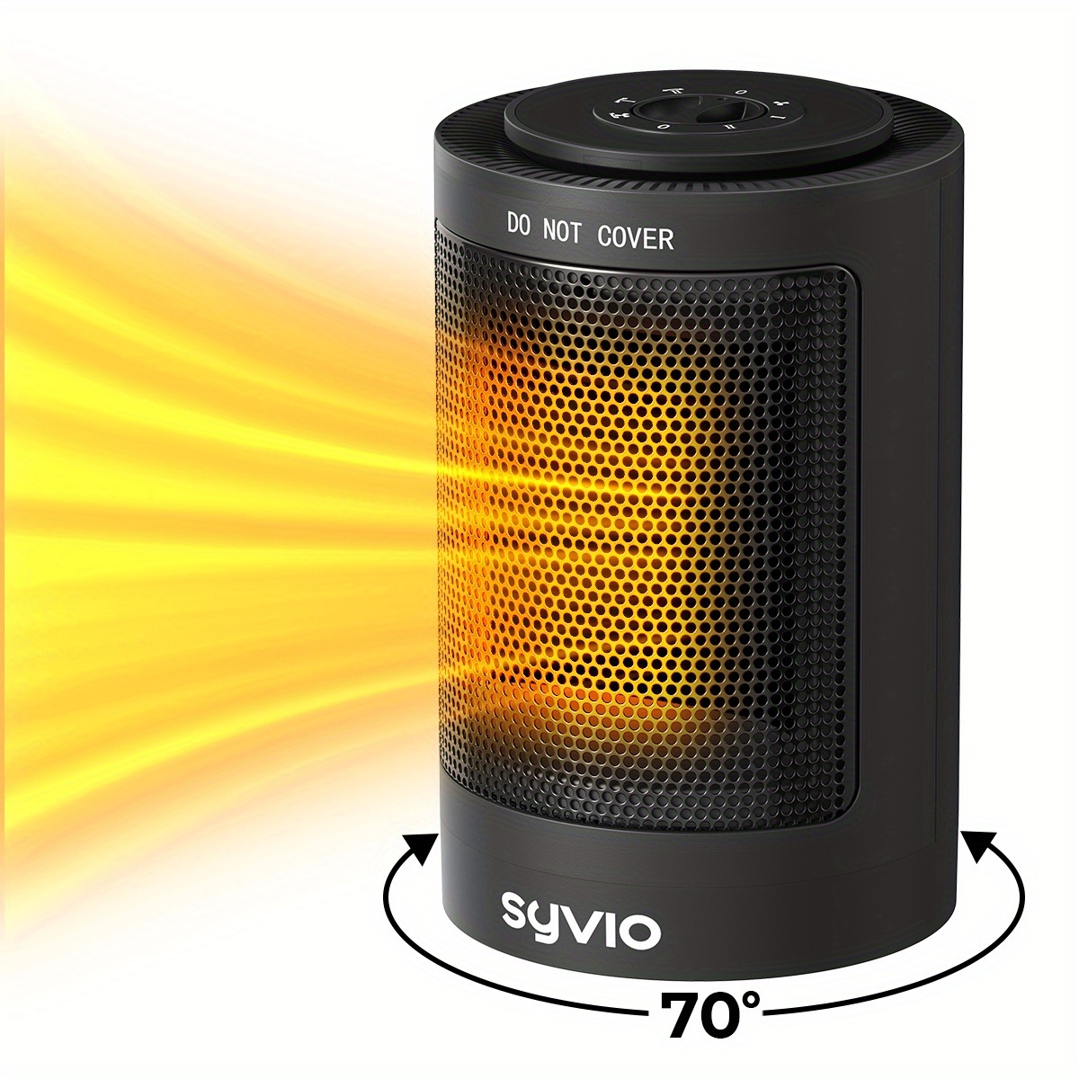 TEMU This Compact Electric Heater Operates At 1500w Or 750w, Features A Thermostat, And Is A Safe And Quiet Ceramic Heating Fan. It Can Warm Areas Up