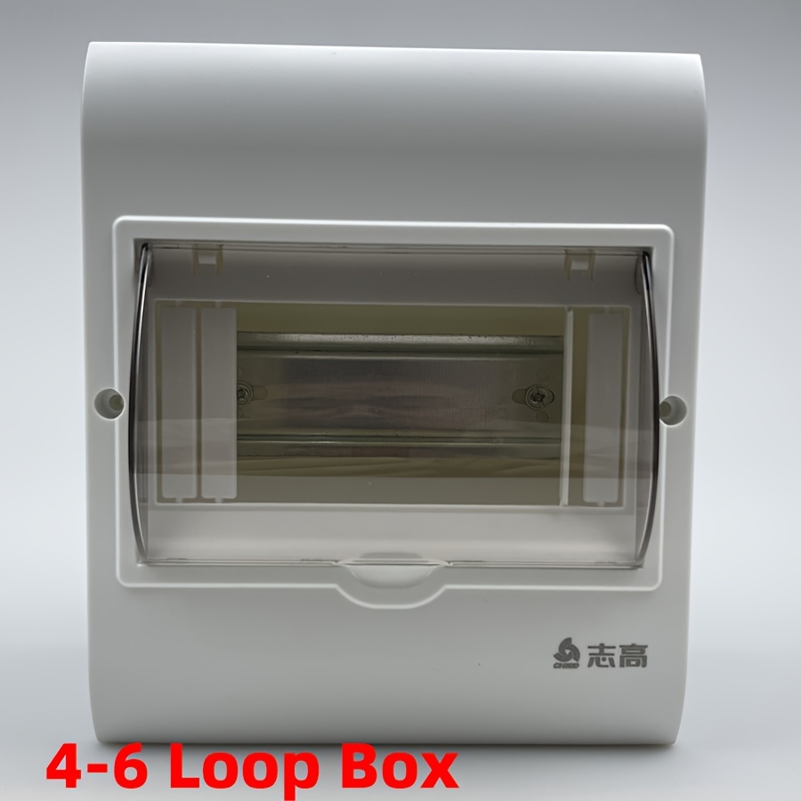 Indoor Circuit Breaker Electrical Box, Plastic Material Wall-mounted And Embedded Installation Universal Distribution Box, Suitable For Home Renovation Machine Leakage Protection Switch Installation