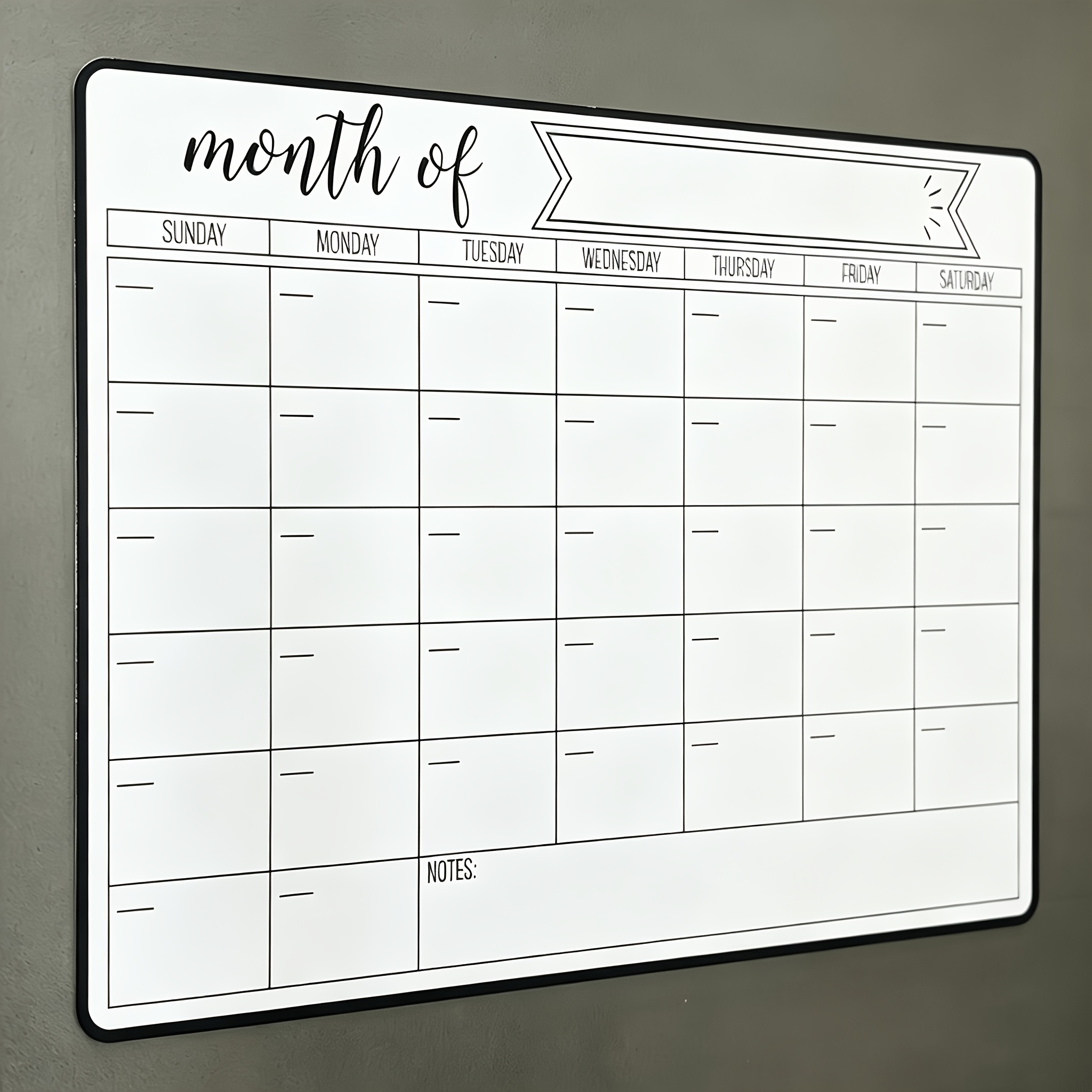 TEMU 1 Set Planche Mémos Aimant pour avec 1pc Calendrier Magnétique et 1pc Crayon à la Craie, Aimant de pour Cuisine, Calendrier Effaçable Supportant