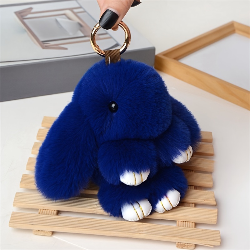 Portachiavi Coniglio Morbidissimo: Maxi Peluche Soffice Per Chiavi, Borsa E Auto - Regalo Simpatico Per Ragazze
