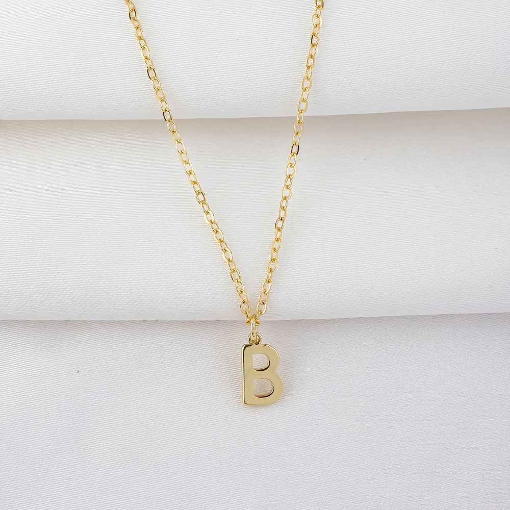 Personalized Bohemian Style Initial Pendant Necklace