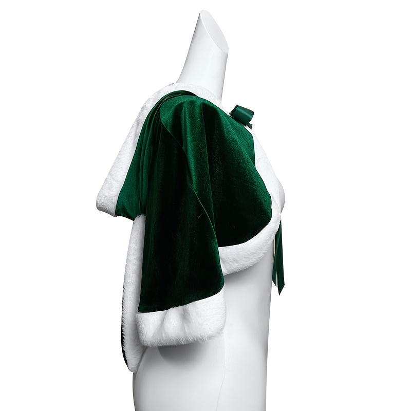 autumn winter christmas dress velvet hooded bunny ear cape - Temu Canada