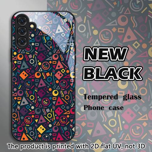 foto e artikullit mbulesë telefoni: mbulesë telefoni me të për for samsung for galaxy a57/a56/a55/a54/a53/a52s/a52/a37/a35/a34/a33/a32/a26/a25/a24/a23/a22/a17/a16/a15/a14/a13/a07/a06/a05s/a05/a04s/a04/s26/s25/s24/s23/s22/s21/+/fe/plus/edge/ultra/5g me model gjeometrik shumëngjyrësh