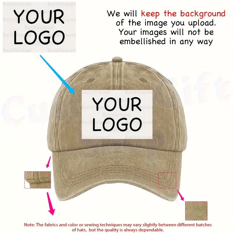 5pcs Adjustable Unisex Baseball Caps for Custom Logo