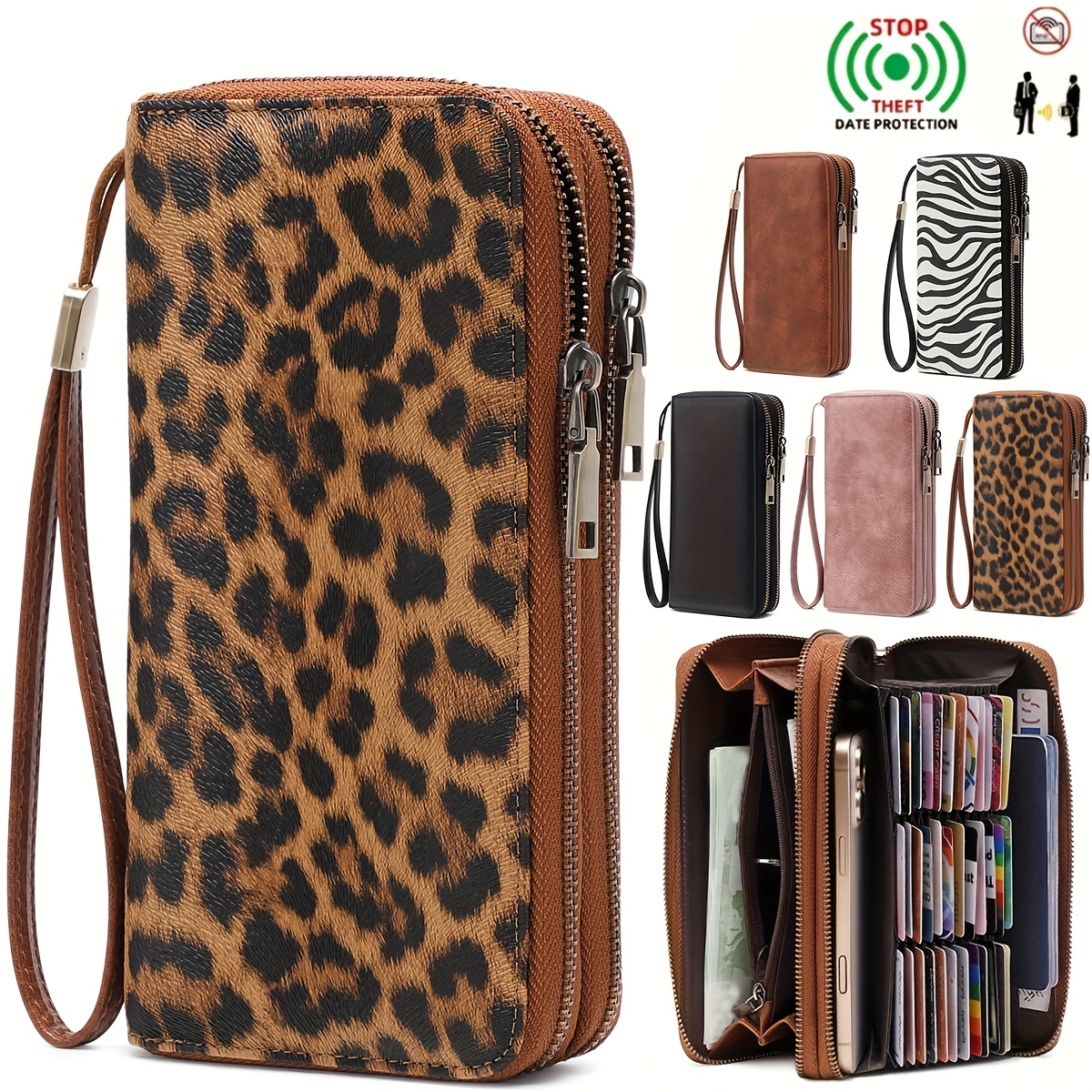 Large Capacity Wallet with RFID Blocking