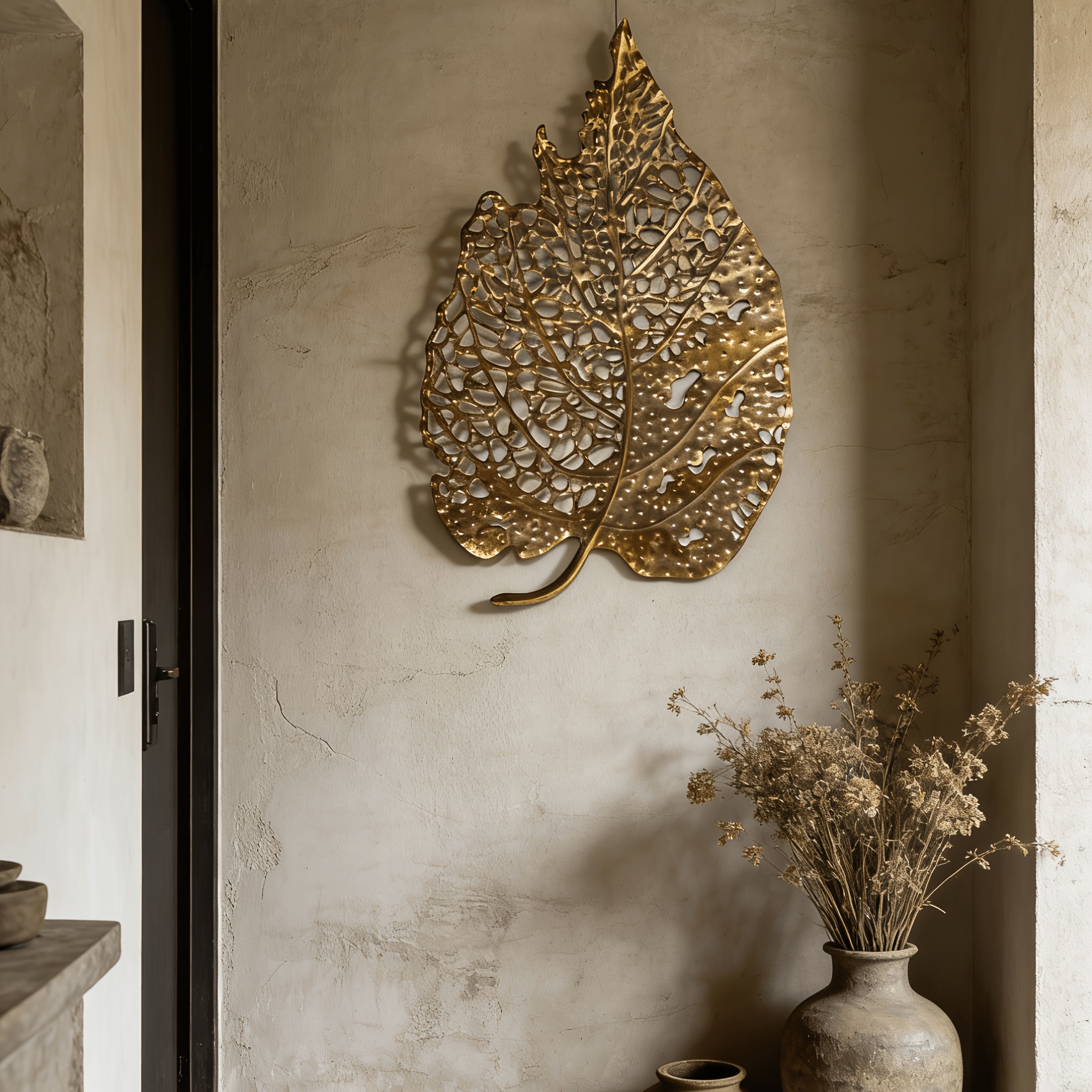 light luxury wrought iron entryway wall decor