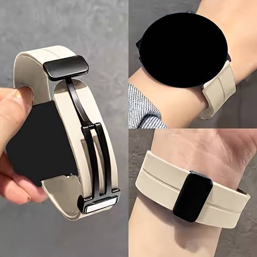 item picture 1 Magnetic Buckle Casual Watch Strap Compatible with Galaxy Watch 3 (45mm), Watch 4/5 Pro (45mm), and Galaxy Watch (46mm) – Suitable for Men and Women