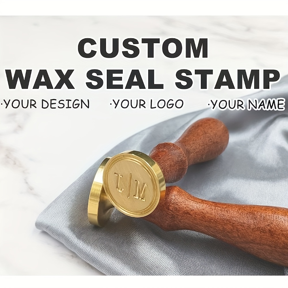 

Customized Wax Seal Stamp With Personalized Picture/ - Ideal For Wedding Invitations, 30mm Round Copper Stamp, Wax Seal Stamp Head