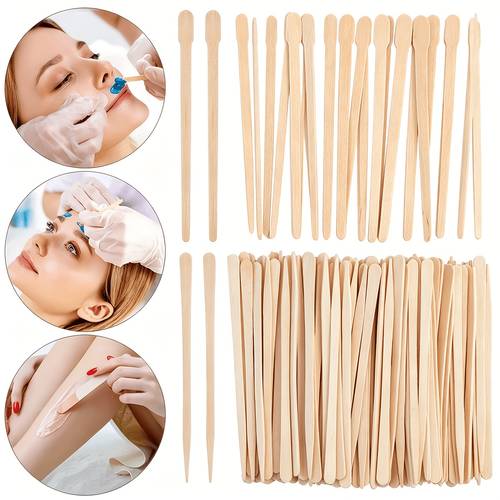 professional double ended depilatory wax stick suitable for eyebrows lips nose hair body hair removal tip epilation stick with wax applicator for salon use waxing