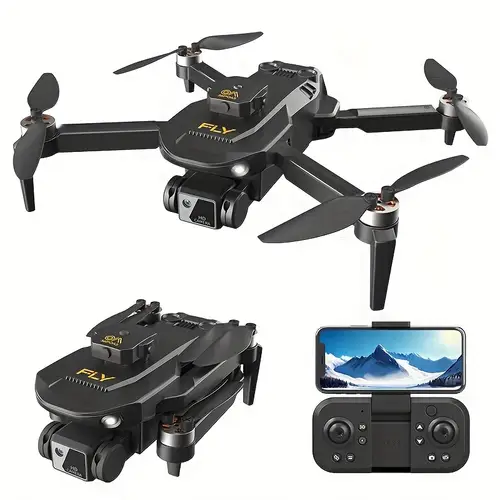 100 s25 with dual cameras 360 obstacle avoidance brushless motor foldable rc for beginners usb rechargeable 8 10 min flight time outdoor fun ideal christmas halloween gift