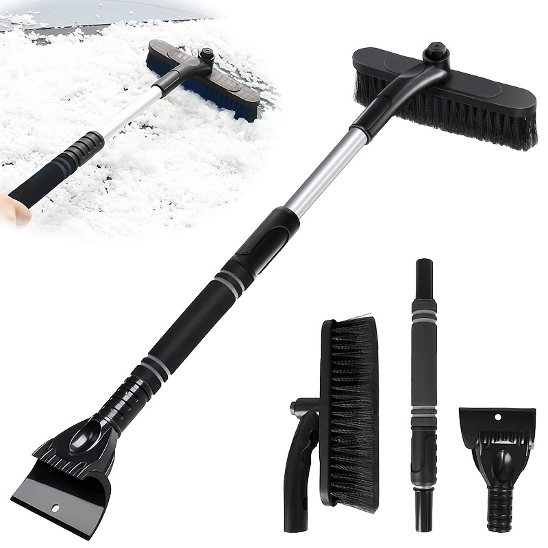 

1pc - Shovel, Ice Shovel , Retractable - Eva Foam , Abs , Uncharged Manual - Car Cleaning And Removal Tool