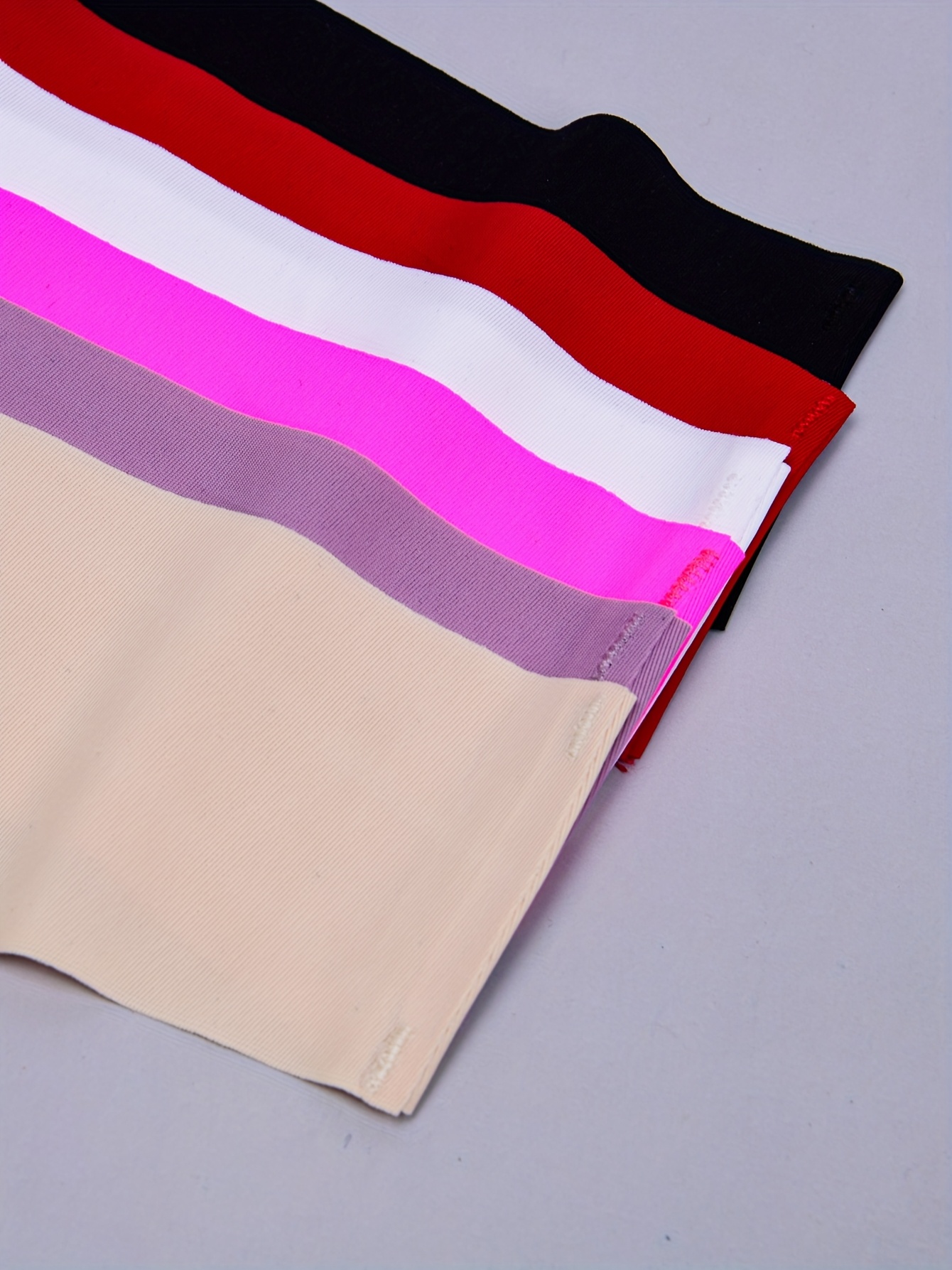 6pcs Ice Sliky Fiber Fabric Seamless Panties, Breathable Yoga and Gym Underwear for Women with Crotch Coverage