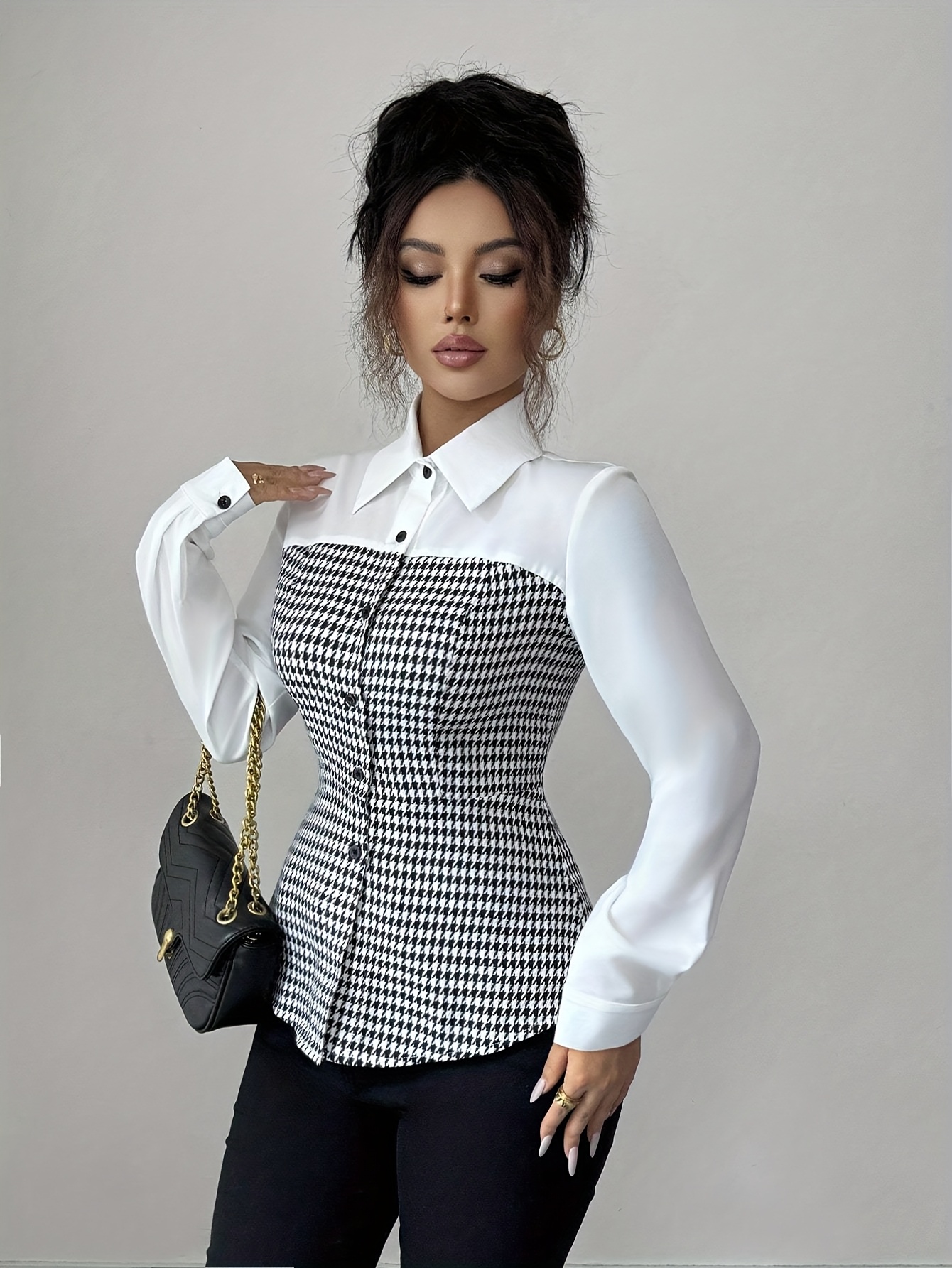 Womens Elegant Office Single Breasted