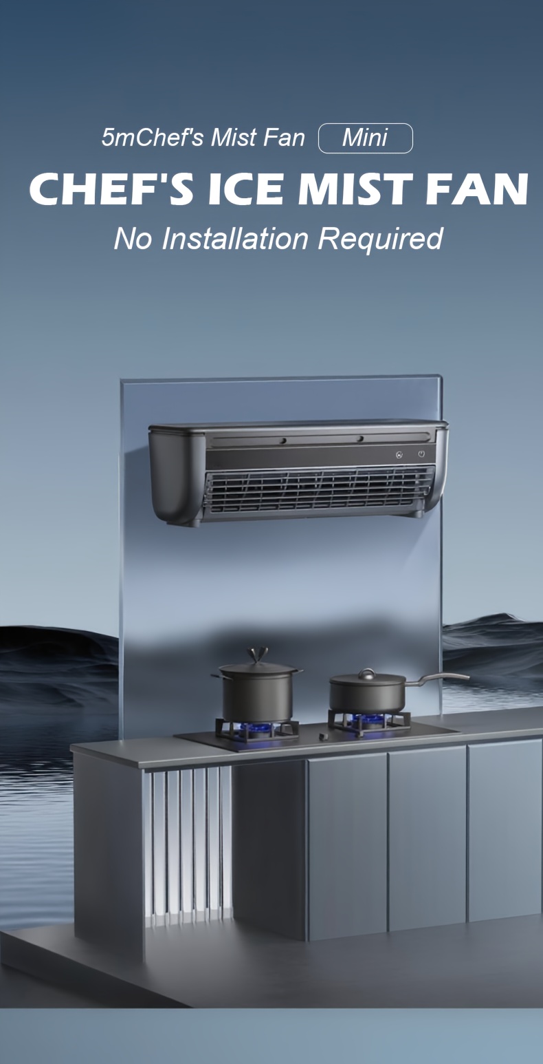 Semiconductor Refrigeration 868, Superconductor Ice Fog AC Fan Mini Ice Fog Fan, Multi-Function Air Cooler, Humidification Spray Fan, with 6000Mah Battery, Very Suitable for Home, Bedroom, Outdoor Camping
