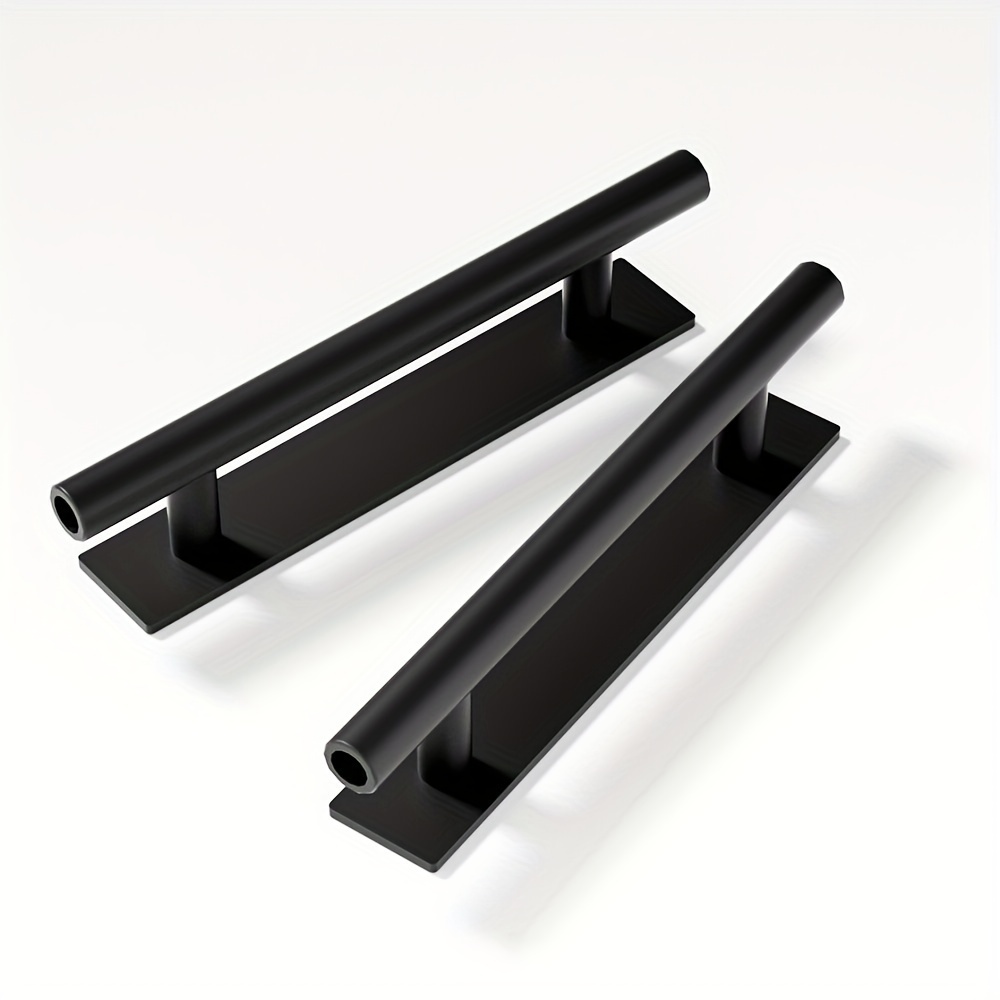 

2pcs - Handles - Install, No-drill Pulls For , - , Powder-coated , - Plastic, 1.37" X 6.1" Long